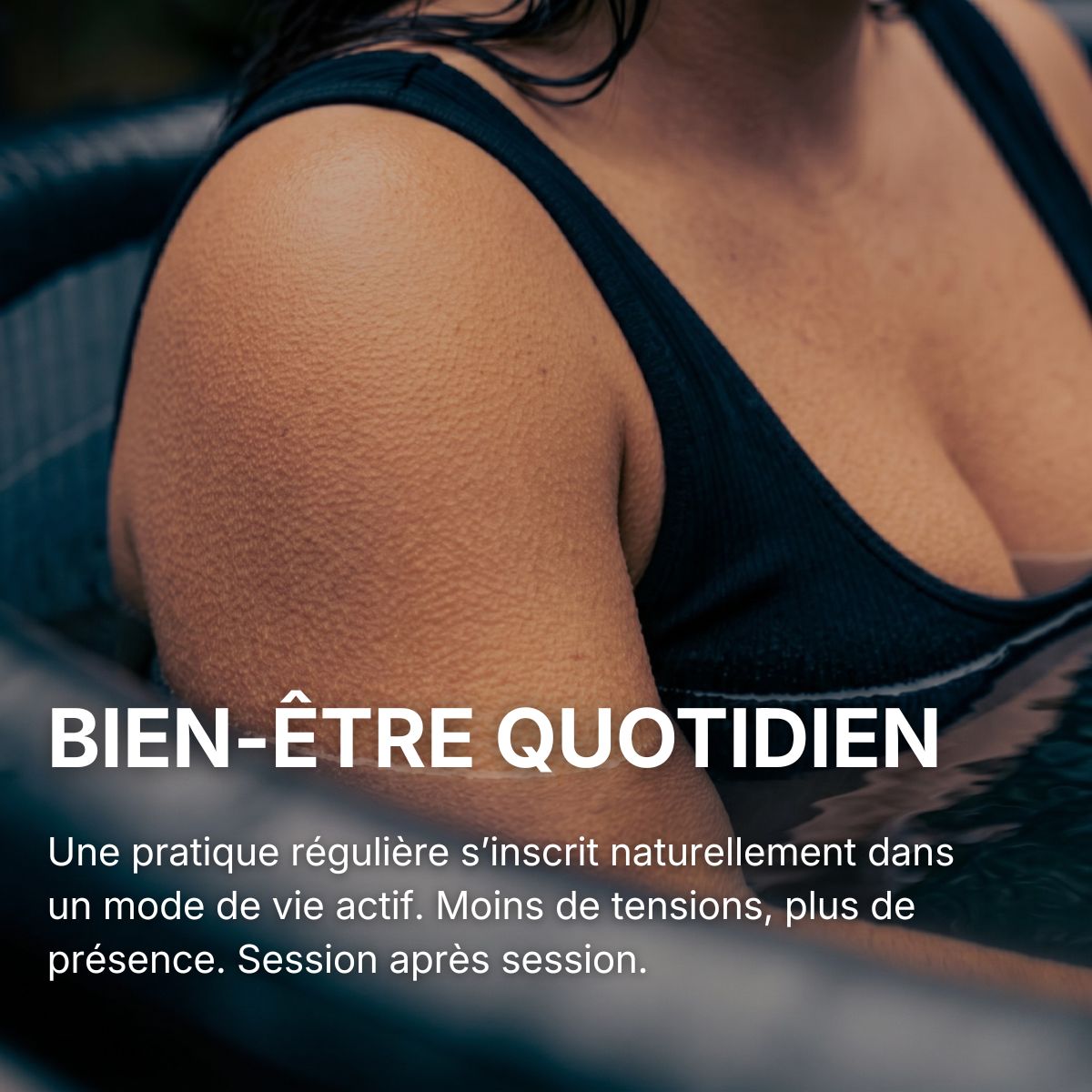 Immersion froide Kalda bien-être quotidien bain froid maison