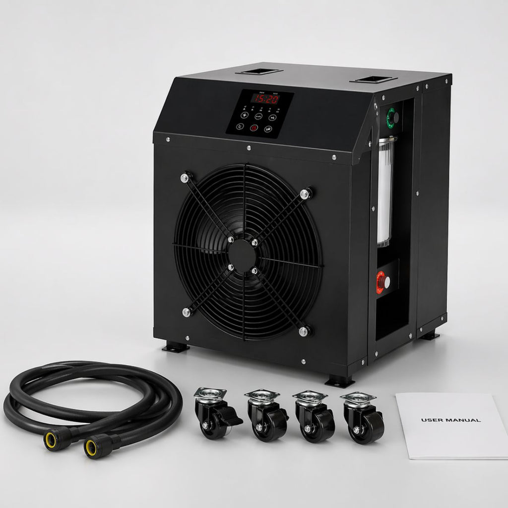 unité refroidissante, chiller, cold plunge tub, ice bath bain froid 
